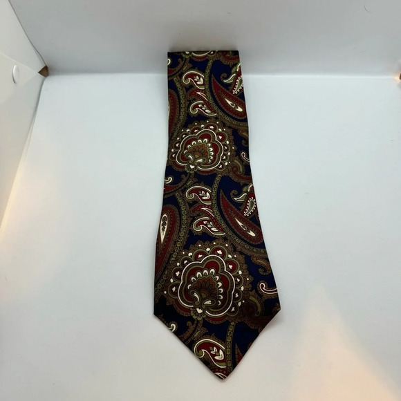 Lot of 5 Designer Tie Boss Dior, Oscar Dela  Renta, Canali, Chaps-Ralph Lauren - Picture 10 of 11